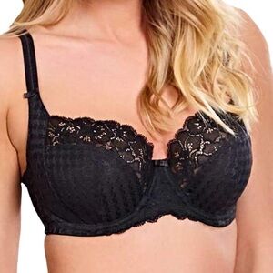 Panache Women's Black Envy Balconnet Bra Size 28FF NWT